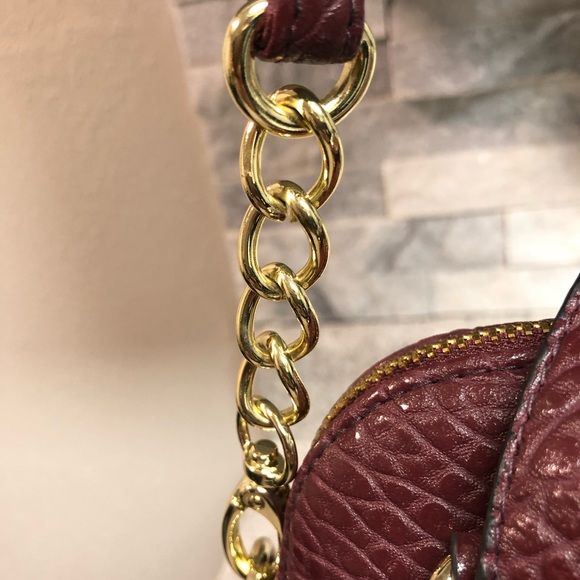 Burgundy Rosetti handbag - Picture 4 of 8